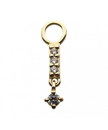 14Kt Yellow Gold Clear CZ...