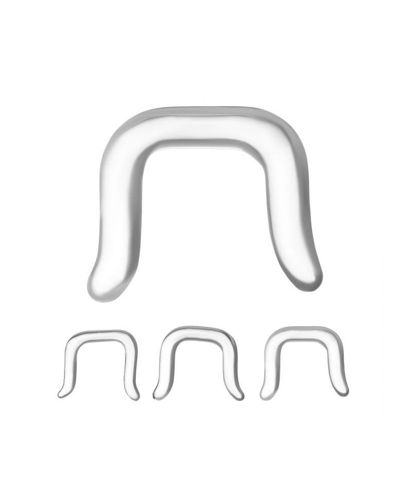 Staple Septum Retainer - Hidden Septum piercing - Small Piercing