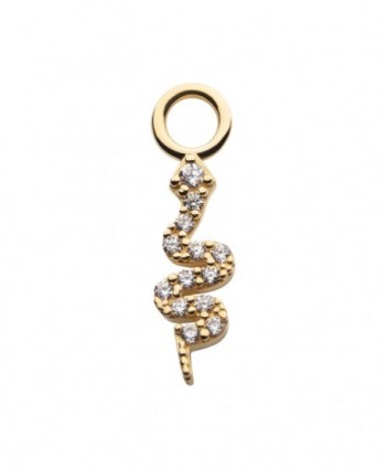 14Kt Yellow Gold Snake with...