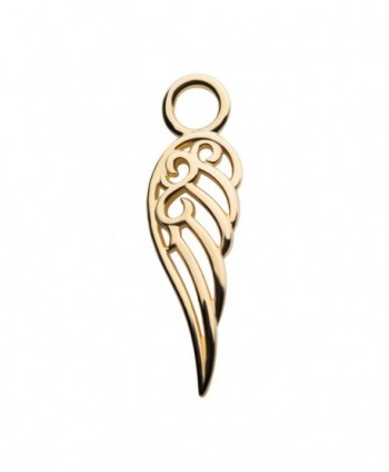 14Kt Yellow Gold Wing Charm