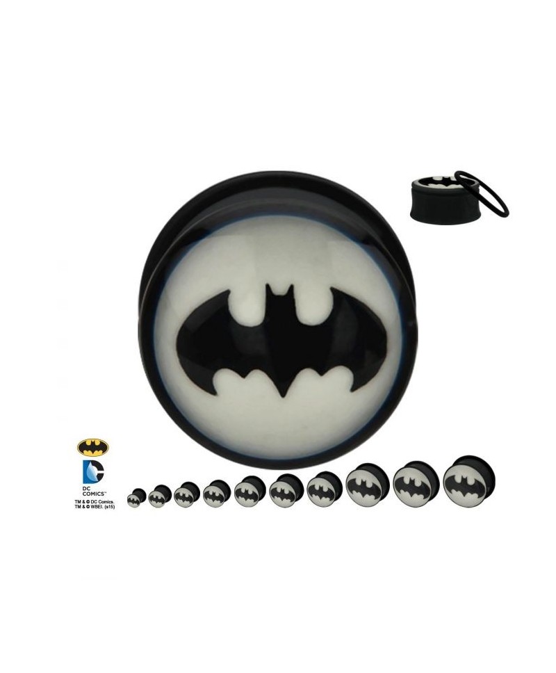 Batman Logo Screw Fit Plug batmuf03*