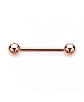 Rose Gold Plated 5mm Barbells