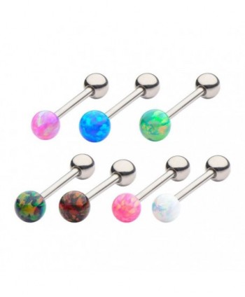 Synthetic Opal Balls Barbells