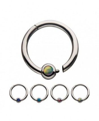 Synthetic Opal Hinged...