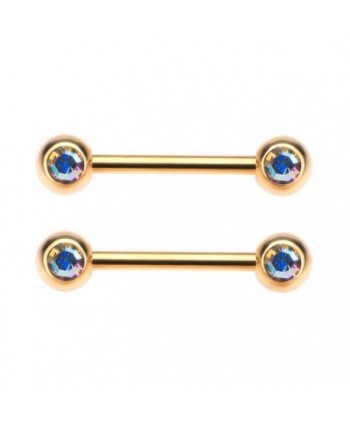 14g 916 Gold Plated Nipple...