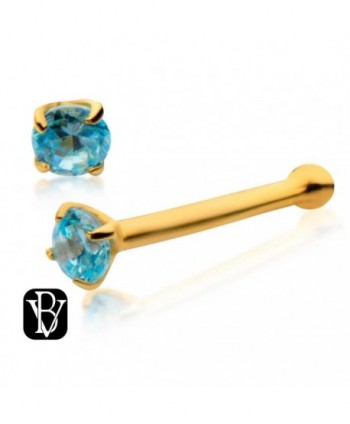 10Kt Gold Nose Stud With...