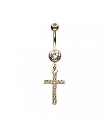 14G 316L Gold Plated Navel...