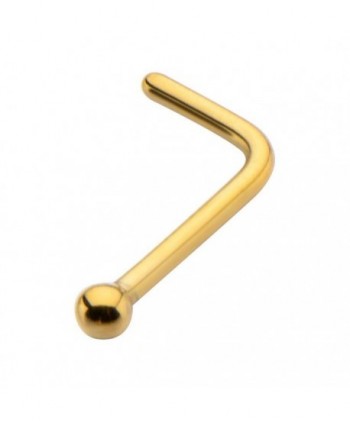 20g 6mm Gold Plated nose L...