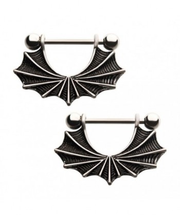 Surgical Steel with Batwing...