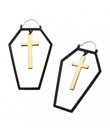 Black Plated Cut Out Coffin...
