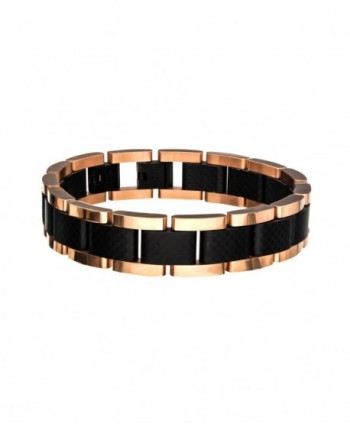 Black and Rose Gold Plated...