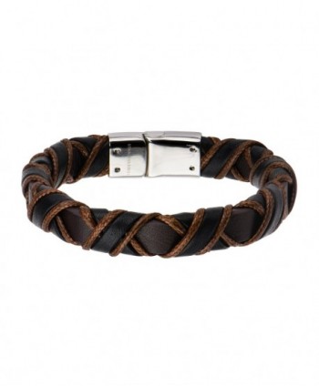 Clasp with Woven Black and...