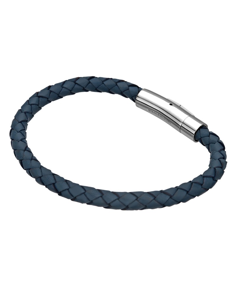 Snaffle Leather Bracelet- Navy Blue – PEGASUS JEWELLERY