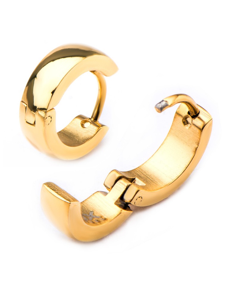 Little Gold Plated Hoop Earrings | Hersey & Son Silversmiths