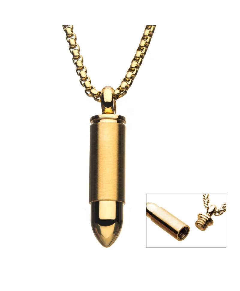 Gold Bullet Pendant, Sterling Silver 50 Cal Bullet Necklace, Men's Gold Bullet  Pendant, Women's Gold Bullet Necklace, Men Silver 925 Bullet - Etsy