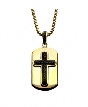 Black Plated Cross with...