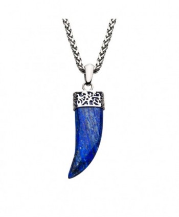 Stainless Steel with Lapis...