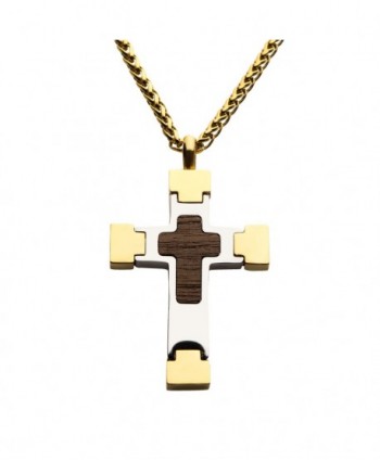 18K Gold Plated Cross...