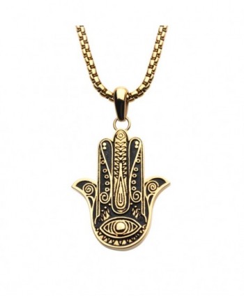 Gold Plated with Hamsa...