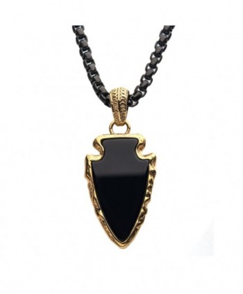 Black Agate Stone with Gold...