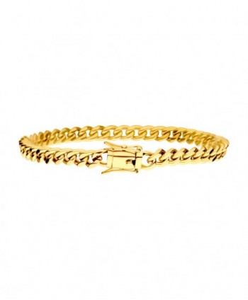 6mm 18K Gold Plated Miami...