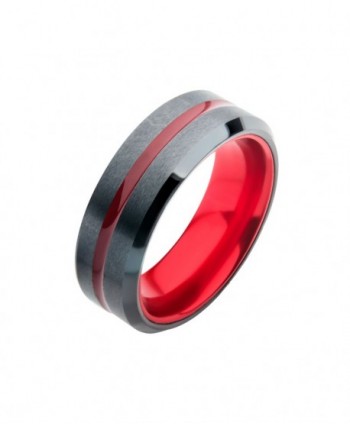 Steel Black Plated with Red...