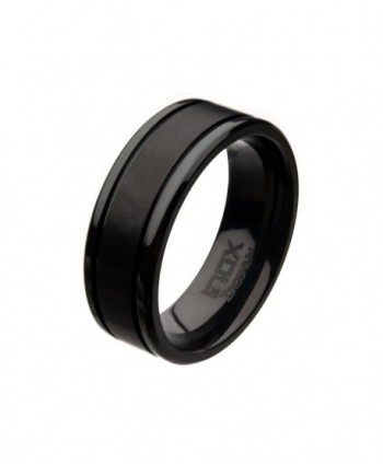 Black Zirconium Brushed Ring