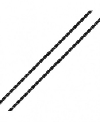 3mm Super Black Rope Chain