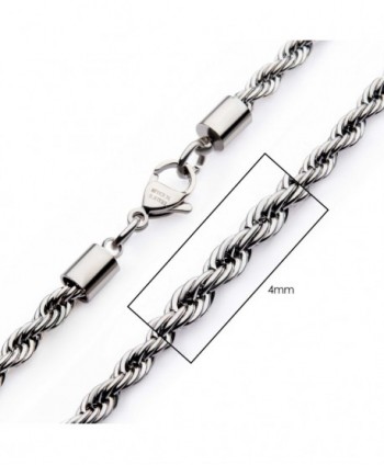 4mm Steel Rope Chain Necklace