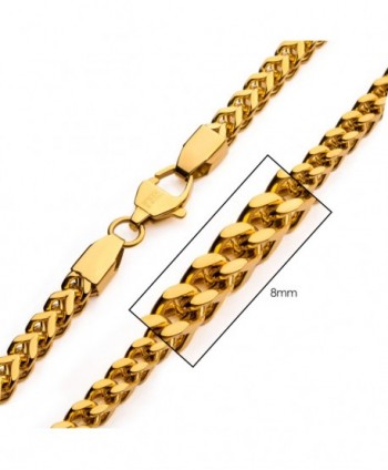8mm 18K Gold Plated Franco...