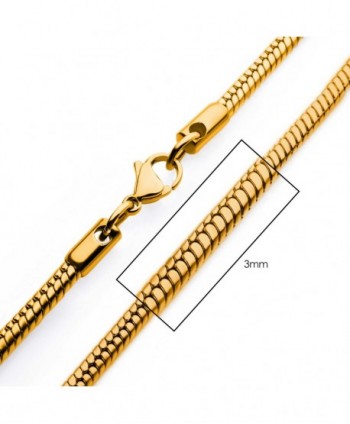 3mm 18K Gold Plated Rattail...