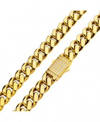 10mm 18K Gold Plated Miami...