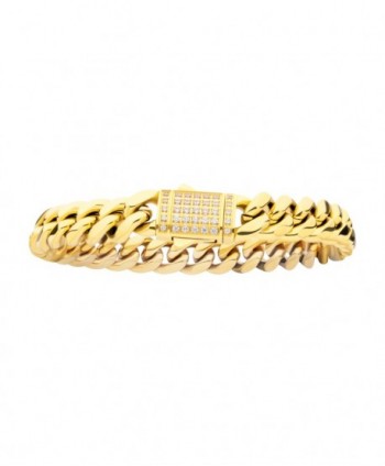 10mm 18K Gold Plated Miami...