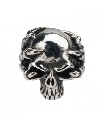 Black Oxidized Skull Ring...