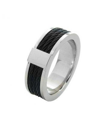 Steel Black Cable Inlayed...