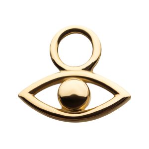 14kchm229 14Kt Yellow Gold Open Eye Charm