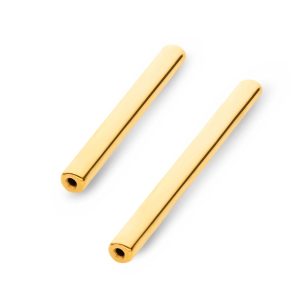 tip24ktlsb1 24KT Gold PVD Titanium Threadless Barbell Bar