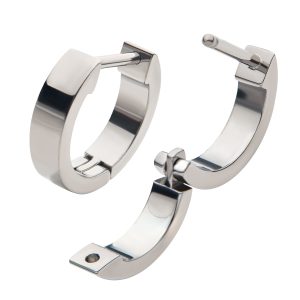 tisgrhn281 Titanium with Design 3mm Thick Hinged Segment Clicker