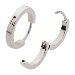 tisgrhn422006 20g Titanium Hinged Huggie Earrings
