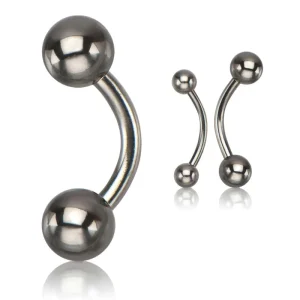 cs Surgical Steel Basic Curves with Ball Ends