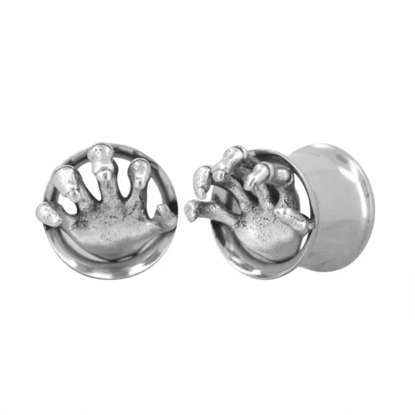 ps2007st 3D Claw Design Steel Double Flared Plug
