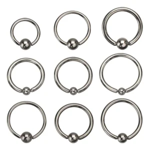 rsan Surgical Steel Annealed Captive Bead Rings