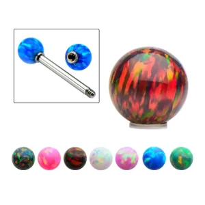 Synthetic Opal Replacement Threaded Ball