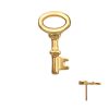 tip24ktlskey2 24Kt Gold PVD Titanium Threadless Key Top