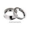 tipdfs10_b Titanium Internally Threaded Double Flare Basic Tunnel | Sold by piece