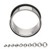 tipsf10_a Titanium Single Flare Basic Tunnel | Sold by piece