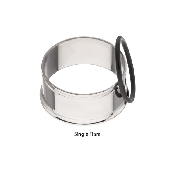 tipsf10_b Titanium Single Flare Basic Tunnel | Sold by piece