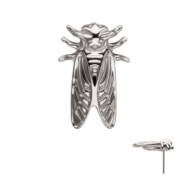 titls768 Titanium Threadless Cicada Top