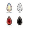 titlsbsp_a Titanium Threadless Prong Set Teardrop Shaped Gem Top
