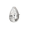 titlsbsp_b Titanium Threadless Prong Set Teardrop Shaped Gem Top